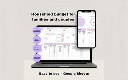Budgeting template for Excel & Google Sheets (all currencies)